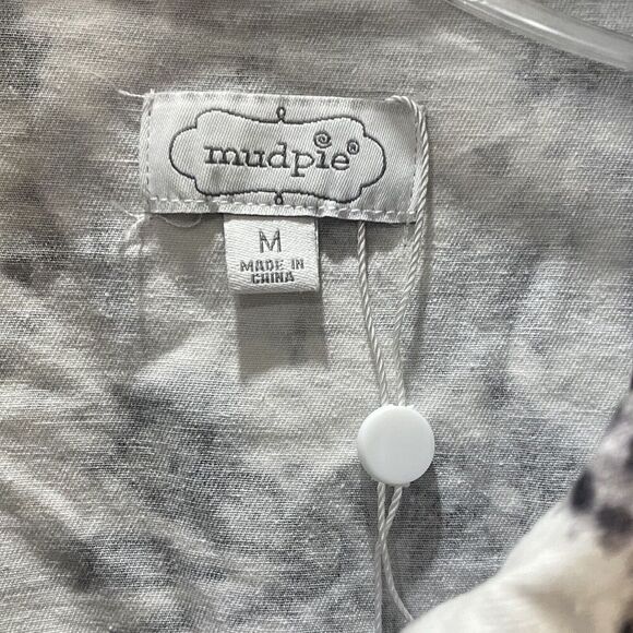 Mudpie Sterling Shacket Black‎ Tie Dye Jacket Shacket NWOT Size M - Picture 2 of 12